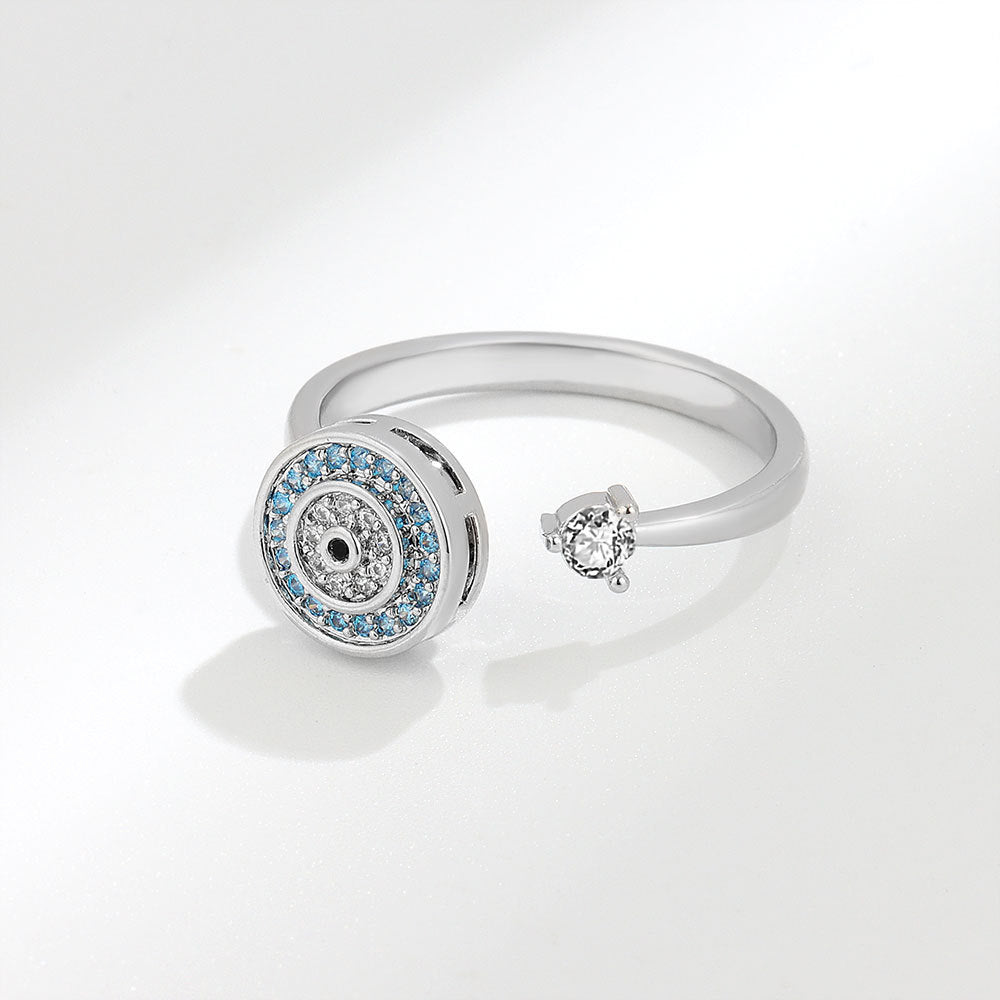 925 STERLING SILVER OCEAN SPINNER RING
