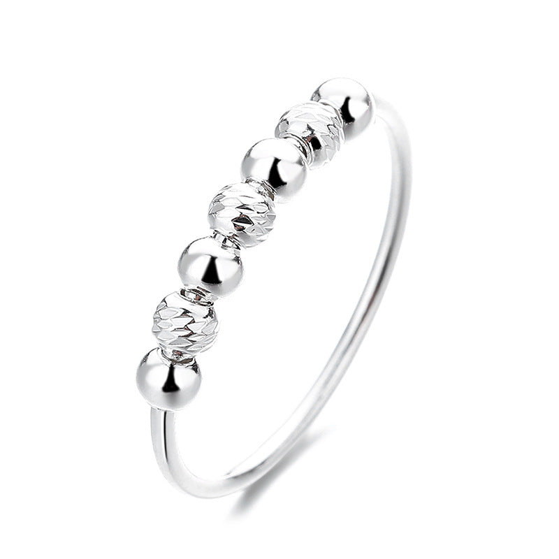 AMARA BEADED SLIDING ANXIETY RING