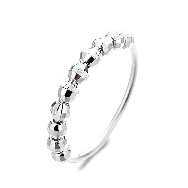 ARIA BEADED SLIDING ANXIETY RING