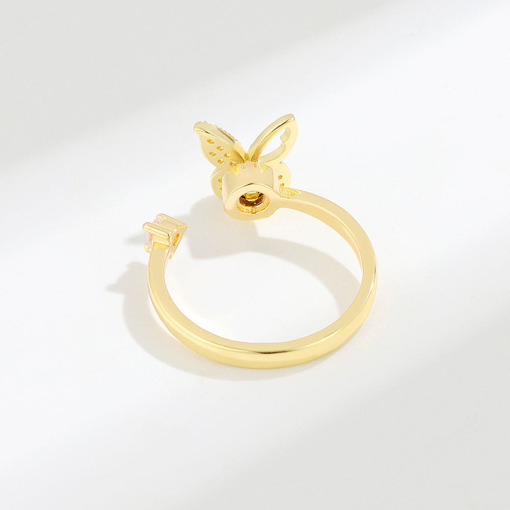 BUTTERFLY SPINNING FIDGET RING