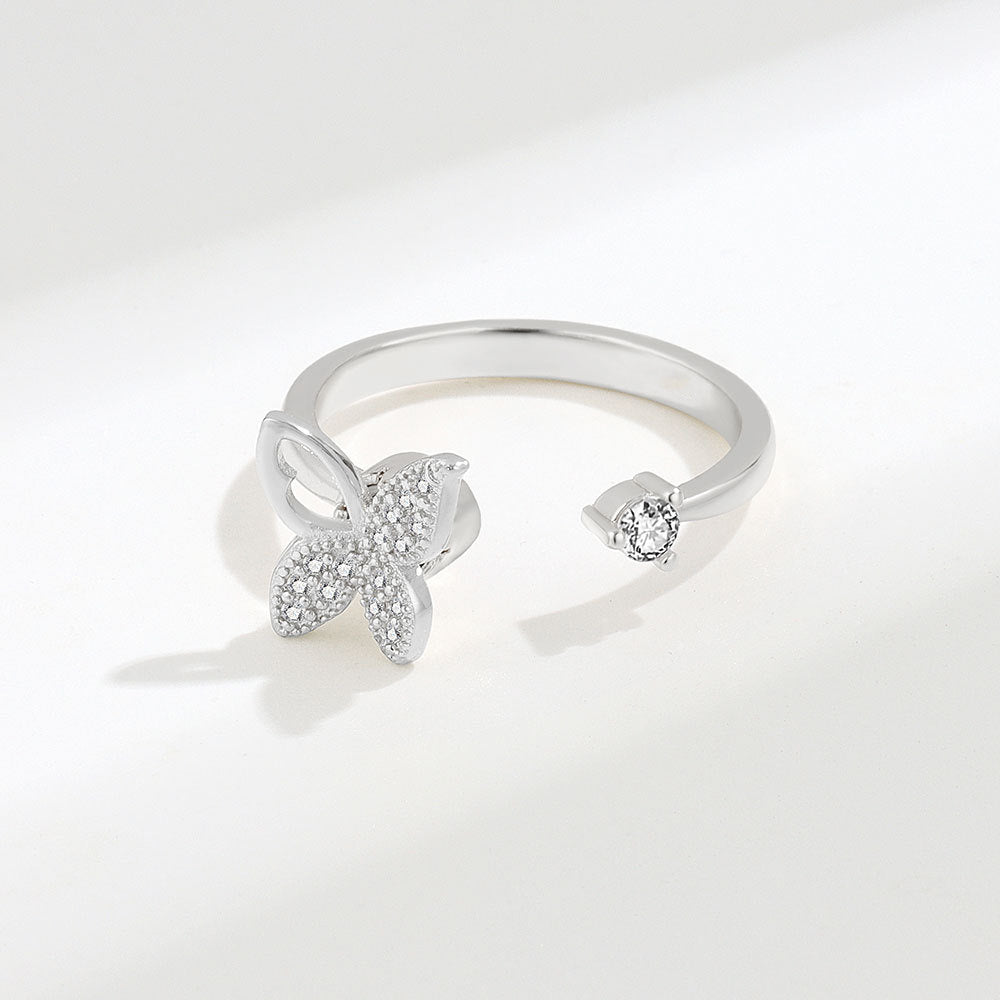 BUTTERFLY SPINNING FIDGET RING